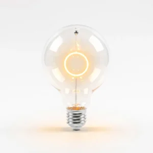 decor filament circle lit