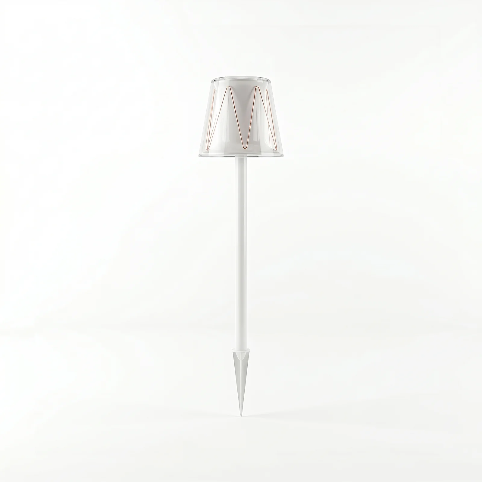 cake cup pole lamp s size white unlit