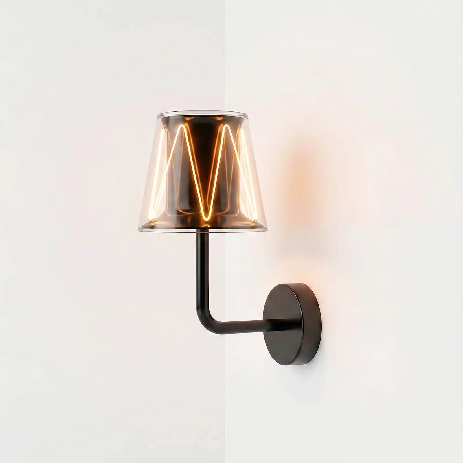 cake cup wall light black lit