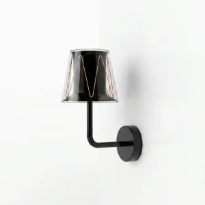 cake cup wall light black unlit