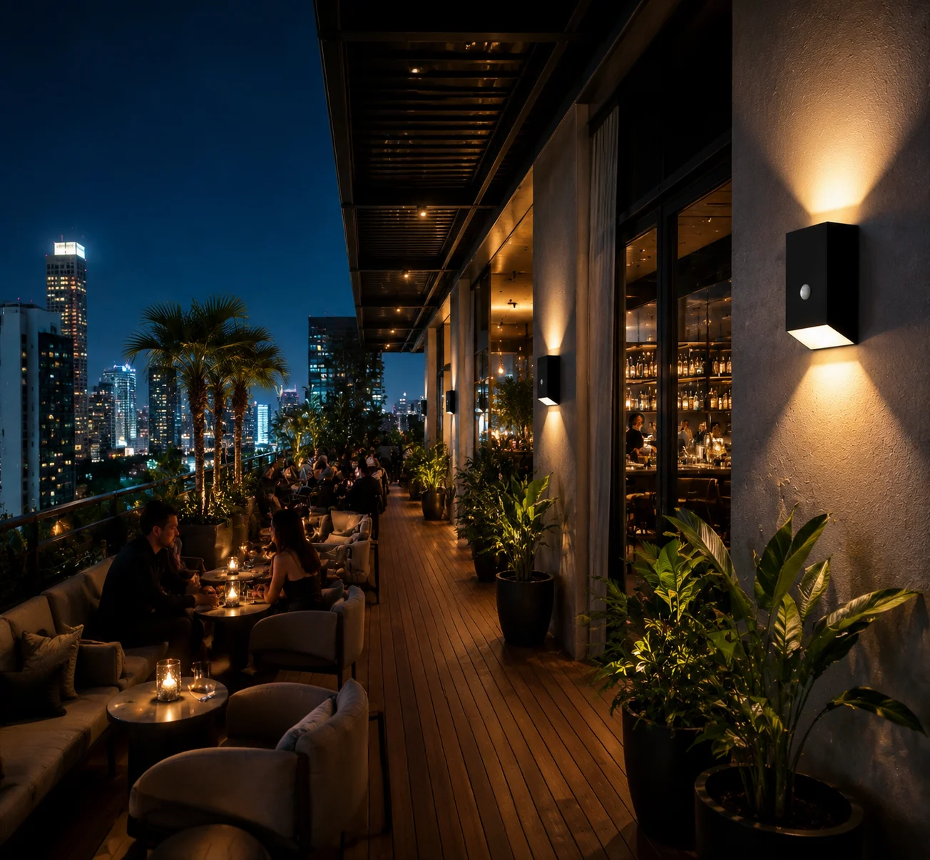 stylish roofbar outdoor lighting selects