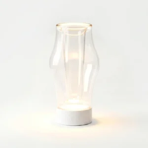 vase portable table lamps companion white