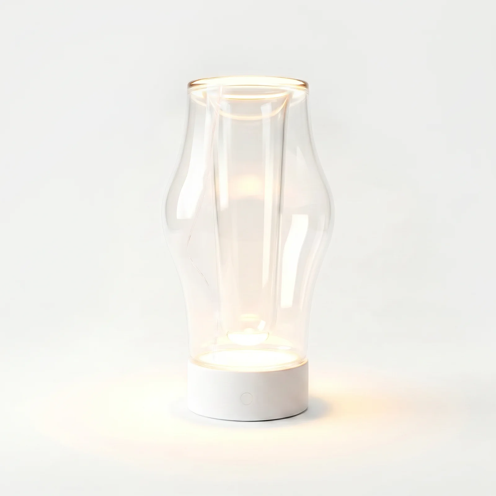 vase portable table lamps companion white