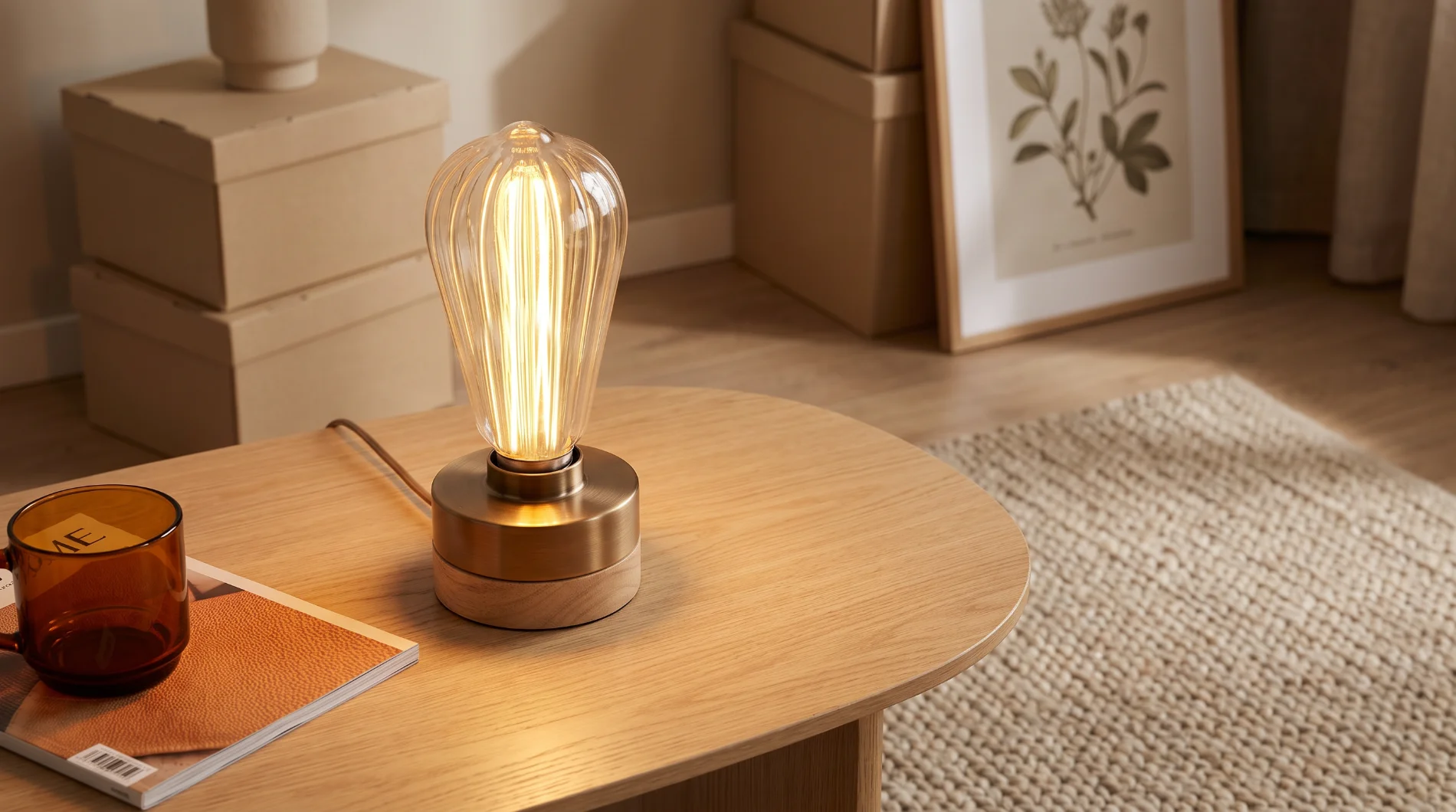 decorative minimalist maganetic bulb for residential