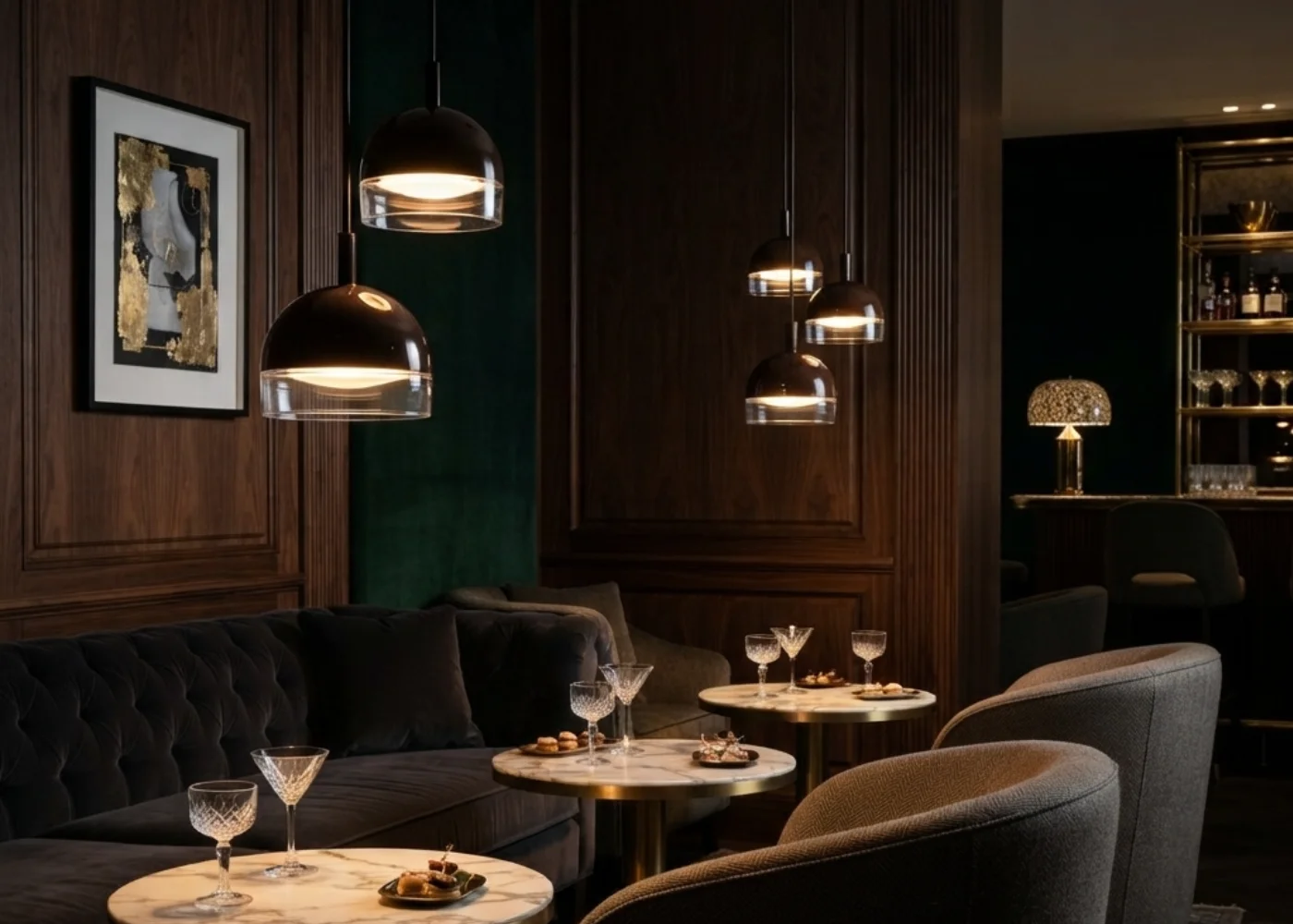 hangke pendant lightings for luxury lounges