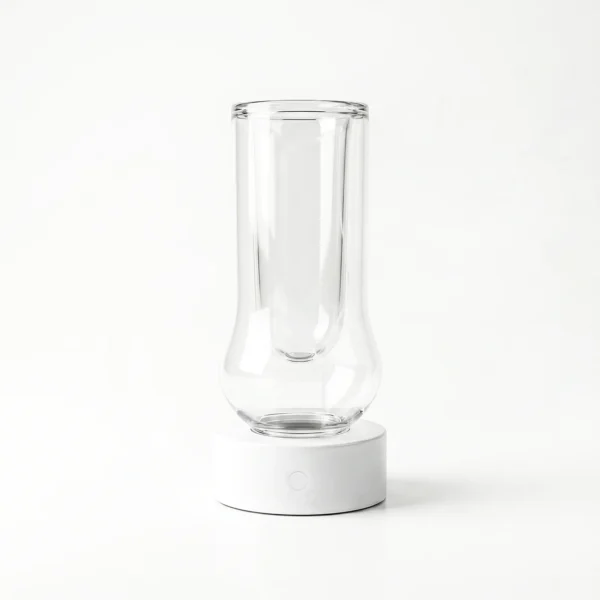 infinite white table lamp unlit