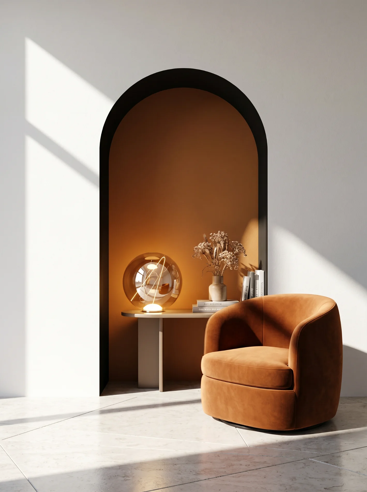 laser ball floor lamp for artgallery