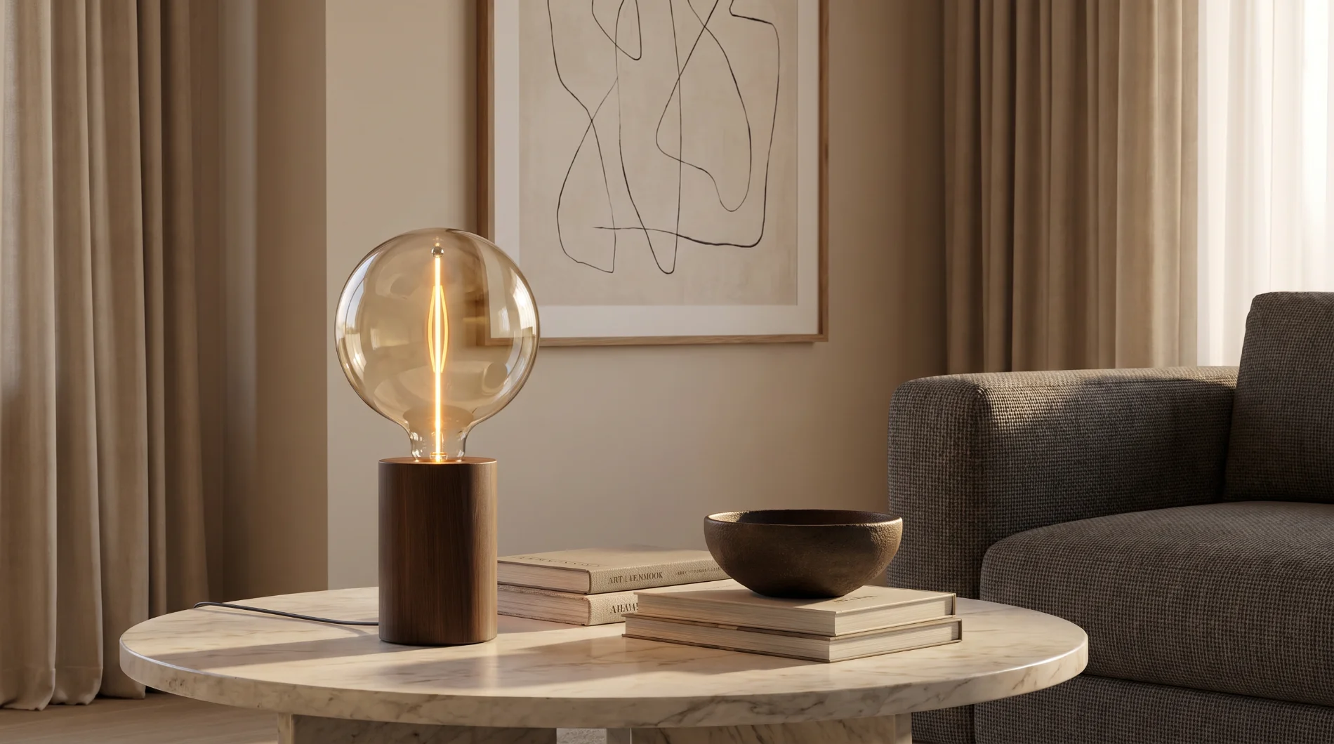 minimalist magneto filament bulb home decorative lighting
