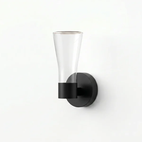rain halo wall light black unlit