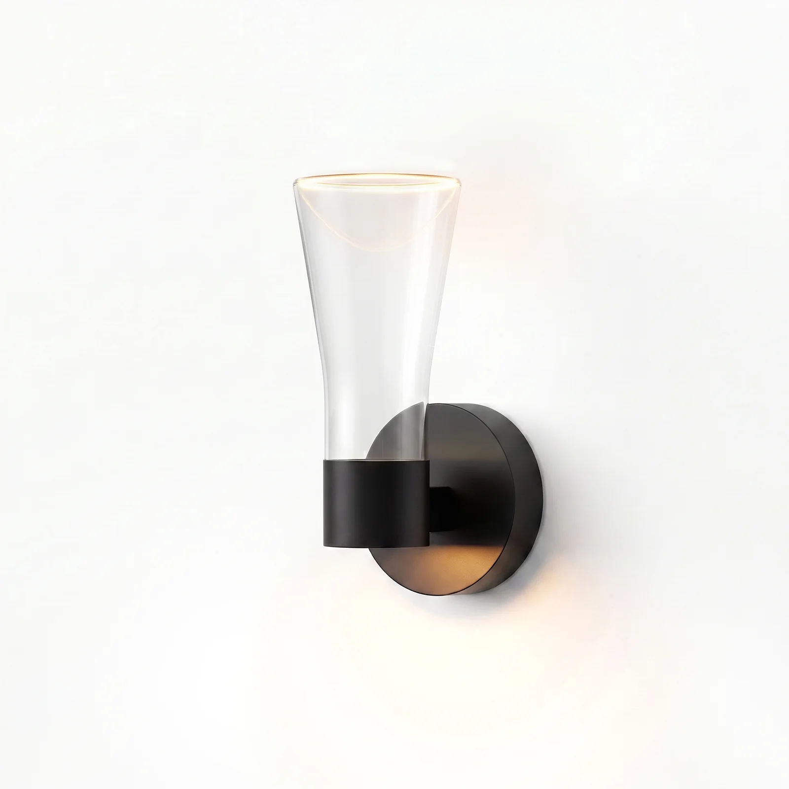 rain halo wall light black lit
