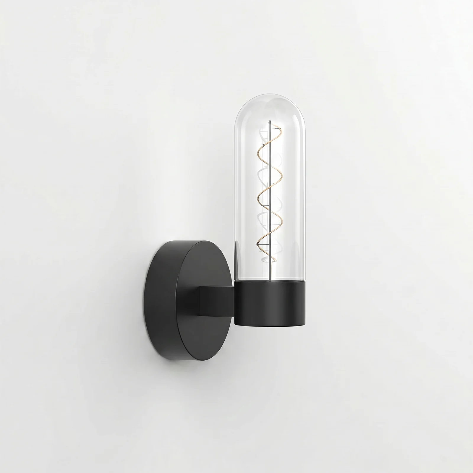 rain spiral shadow wall light black unlit