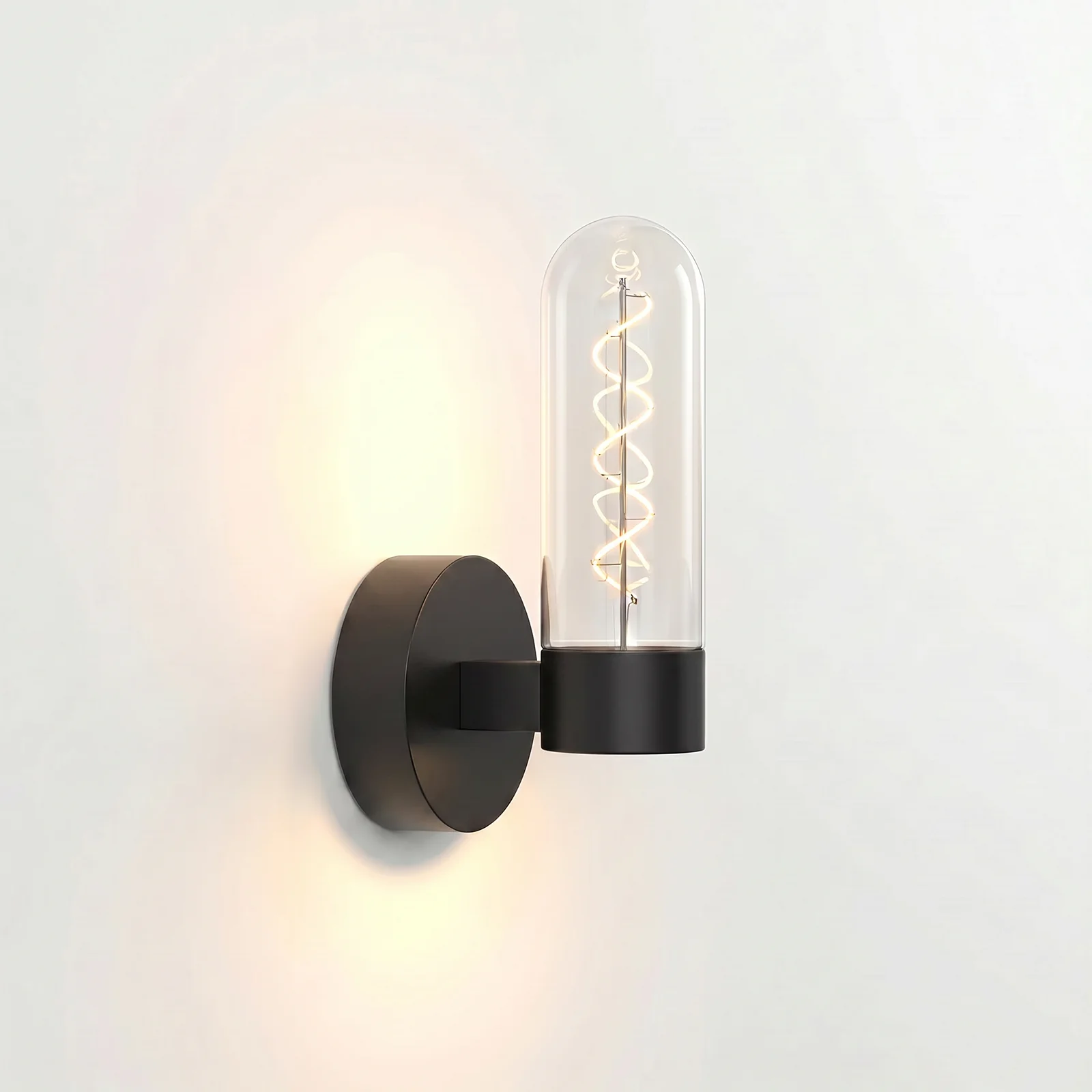 rain spiral shadow wall light black lit