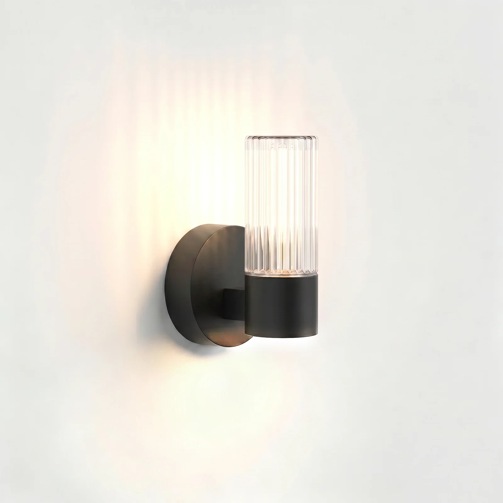 rain vertical stripes wall light black lit