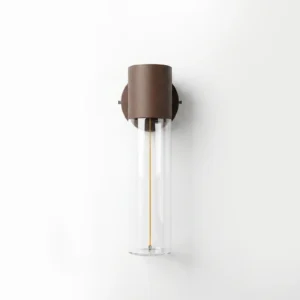 rain series wall light rust red unlit
