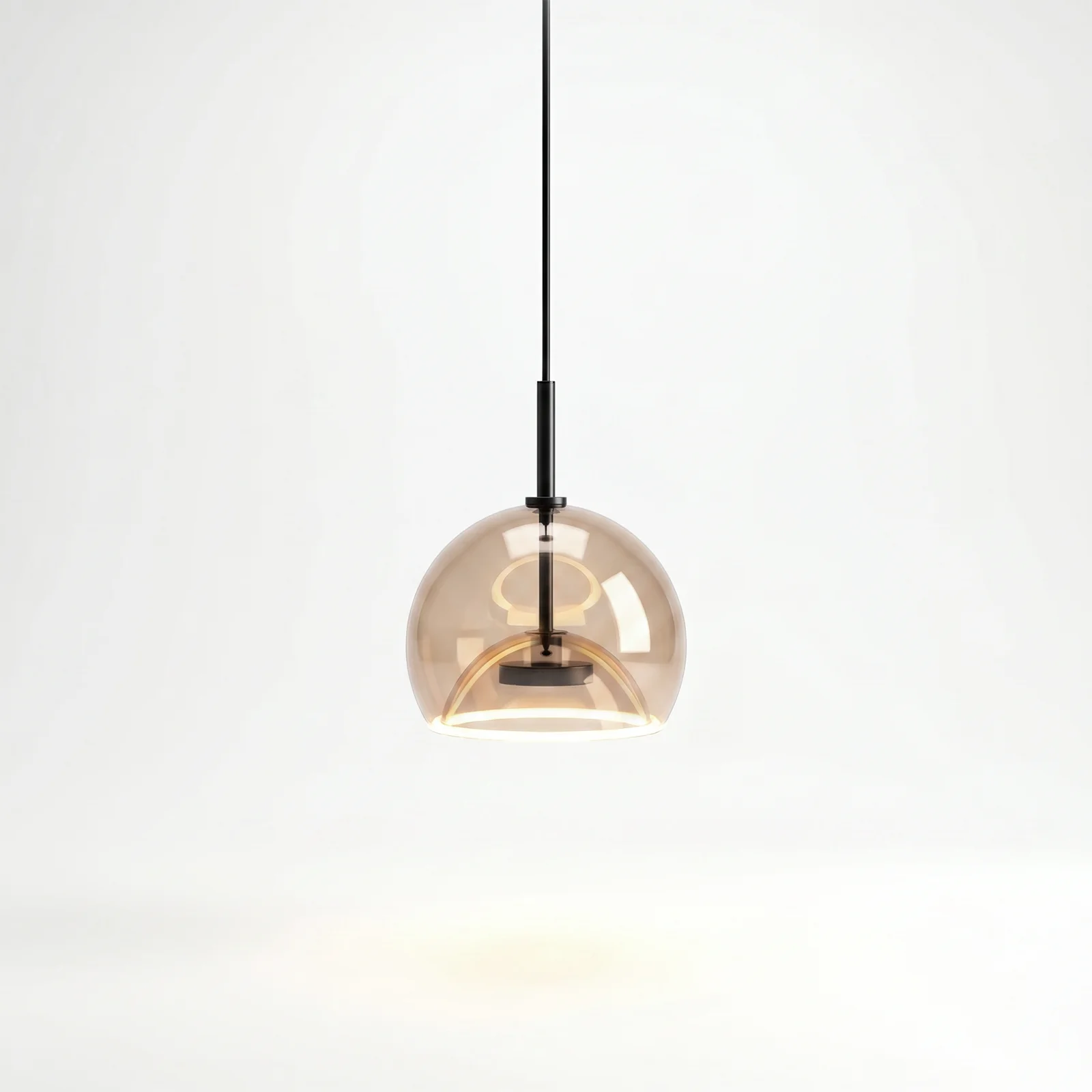 repetition pendant lighting amber filament light