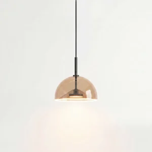 stella pendant light amber fully light