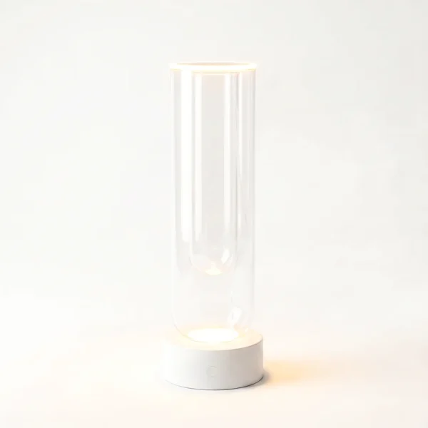 visible portable lamp white lit