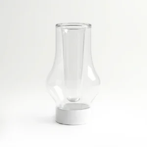warm plant portable lamp white unlit