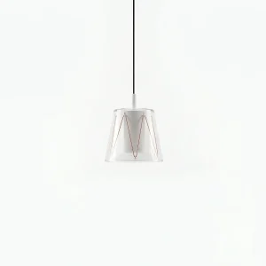 cake cup pendant light white unlit