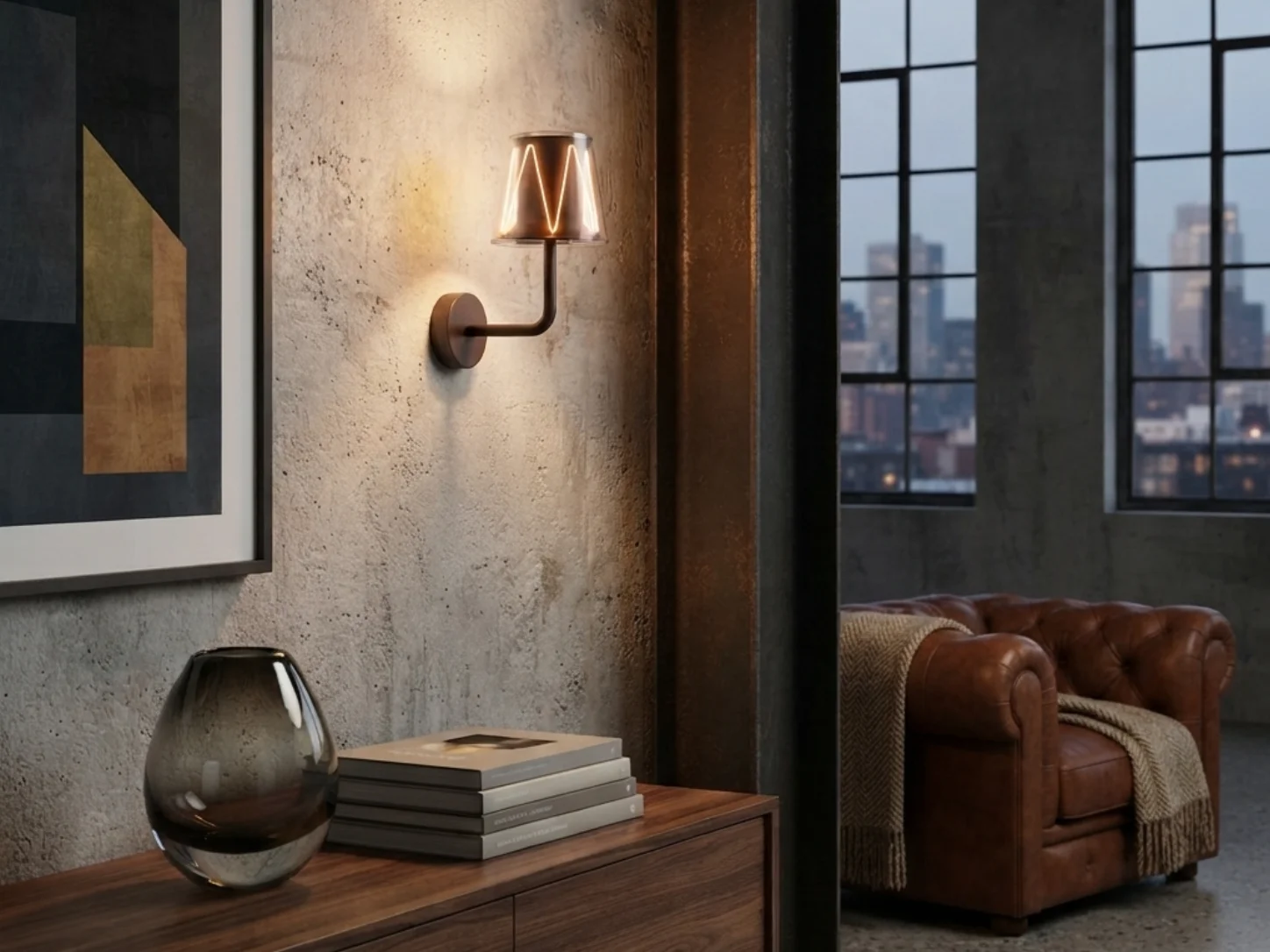 cup cake wall light modern homestyle