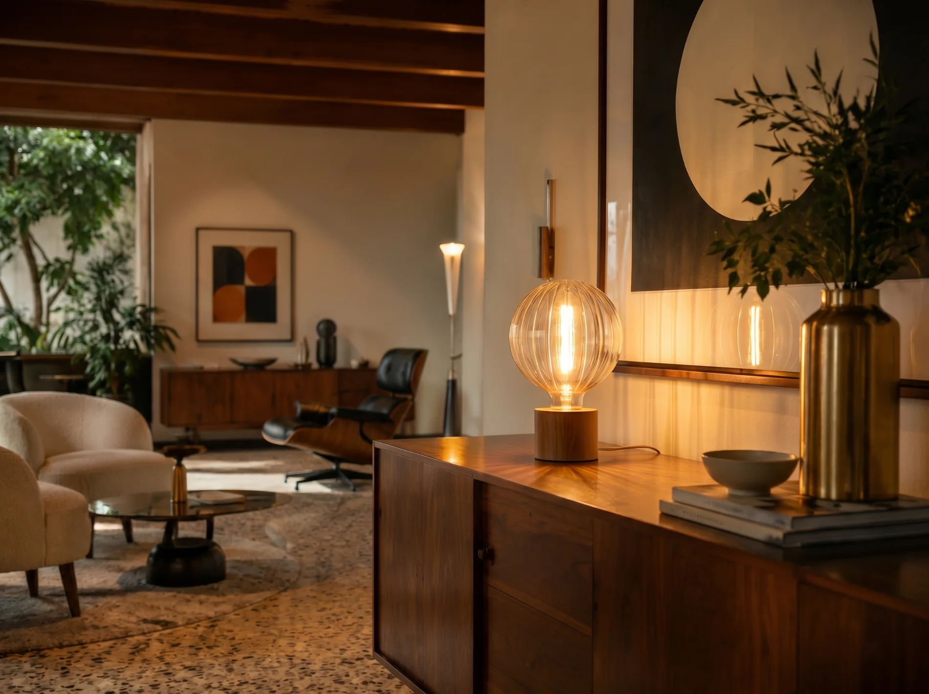 minimalist led bulb residential