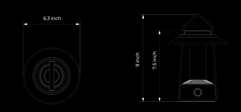 pinnacle portable lamp specs