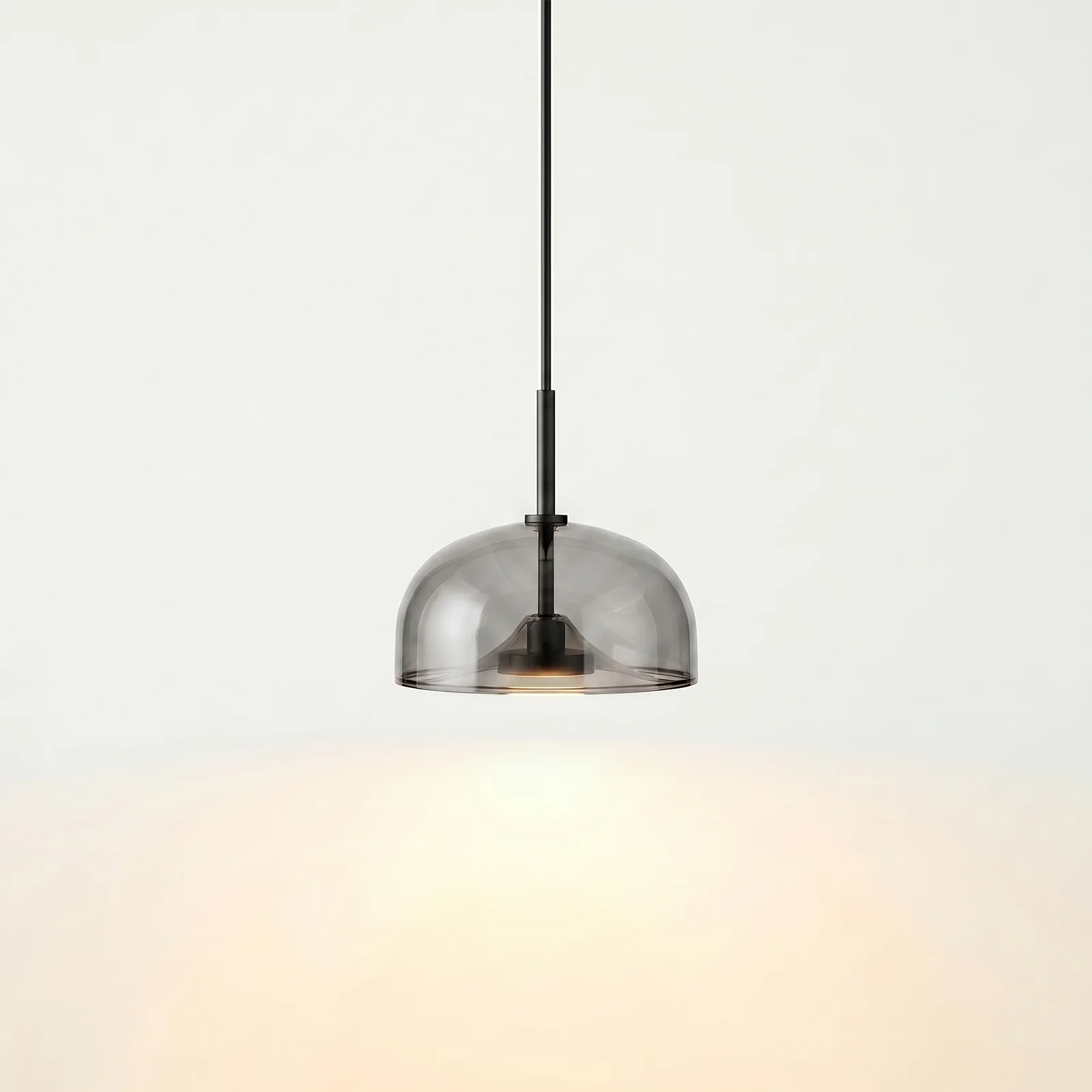 solar corona pendant lighting smoky smd