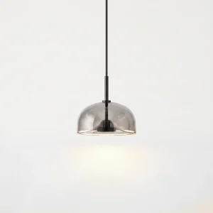solar corona pendant lighting smoky filament light