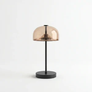 solar corona table lamp amber