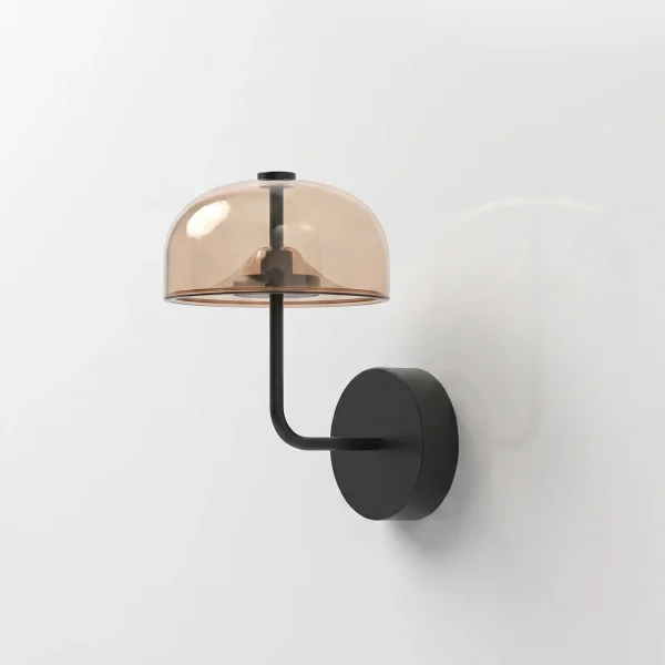 solar corona wall ight upside amber