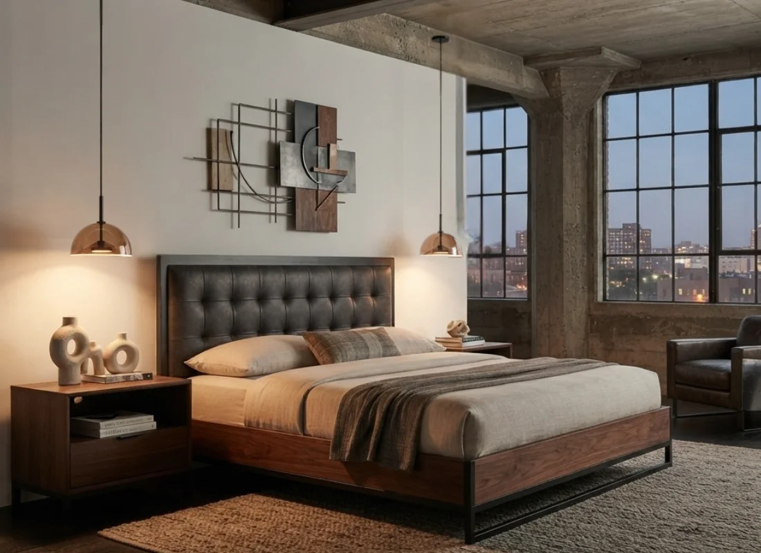 stella pendant light bedside idea