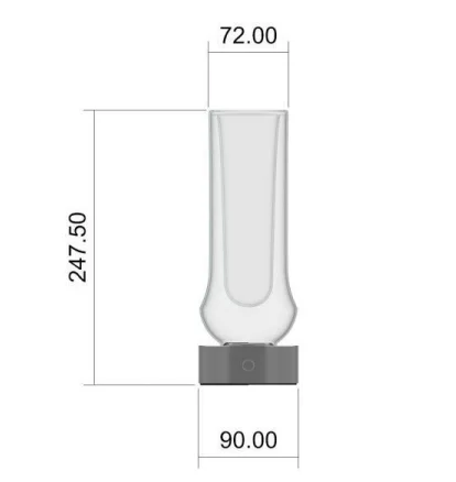 vase portable table lamp liminal specs