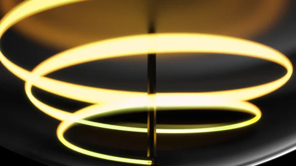 Fellas Bulb Ceiling Light - cylinder shape detail