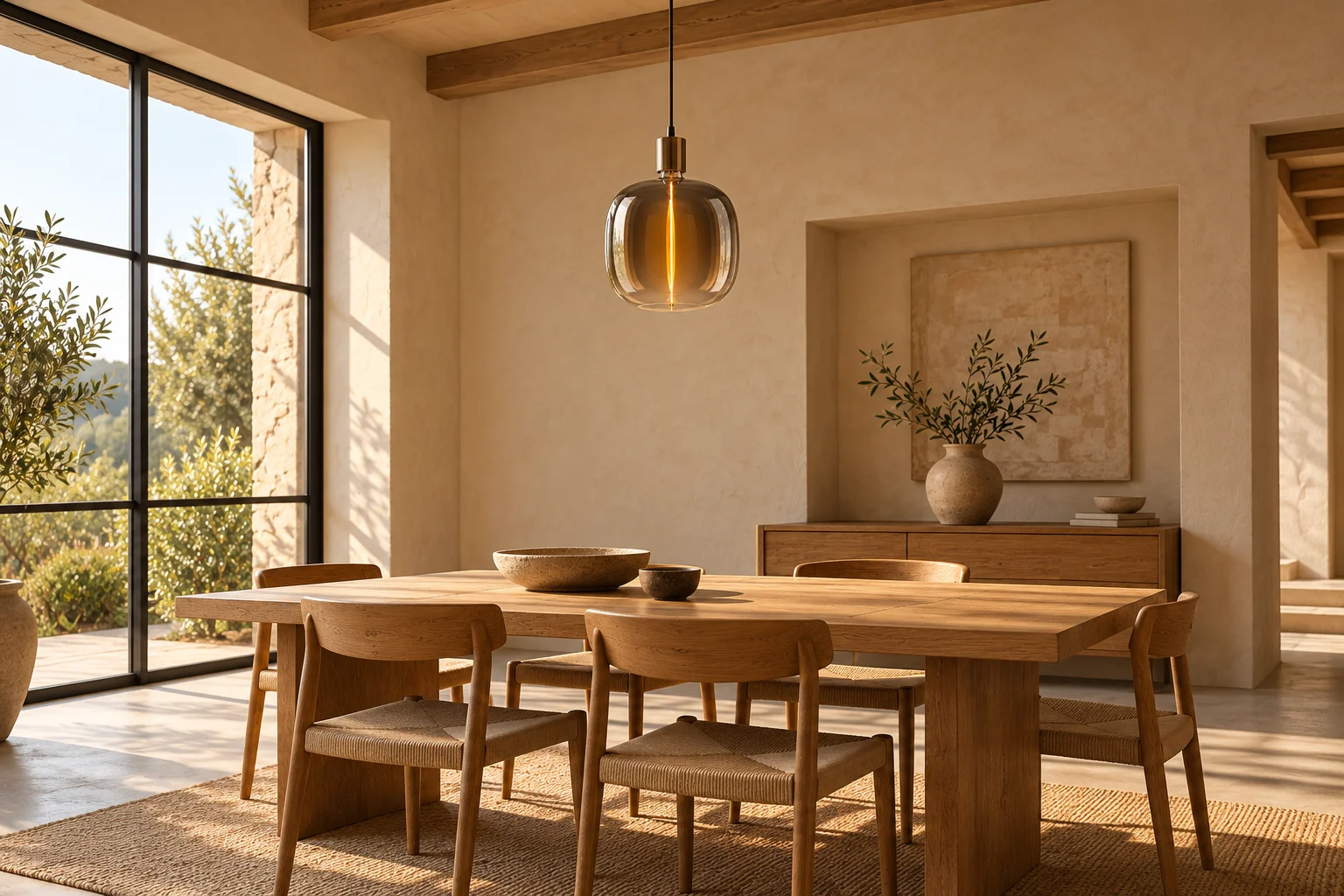 lien amber pendant light for a wood warm house